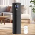 Photo 1 of  Large Humidifiers for Bedroom, 9L/2.5Gal Ultrasonic Cool Mist, Easy Clean with 350ML/H Large Mist Speed, Quiet Tower, Suitable for Kids Room Plant Yoga (Black)