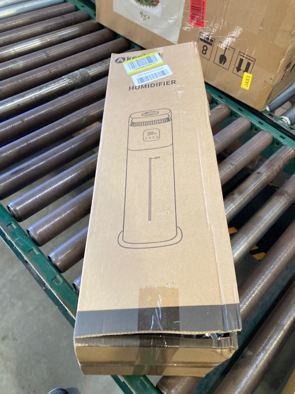 Photo 1 of  Large Humidifiers for Bedroom, 9L/2.5Gal Ultrasonic Cool Mist, Easy Clean with 350ML/H Large Mist Speed, Quiet Tower, Suitable for Kids Room Plant Yoga (Black)