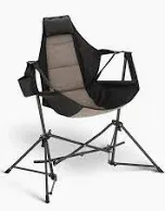 Photo 1 of VBOLF Hammock Camping Chair - 3 Heights Portable Hammock Chair Camping with Adjustable Backrest, Headrest, Padded Seat, Cup Holder - 450 LBS Heavy Duty-Black