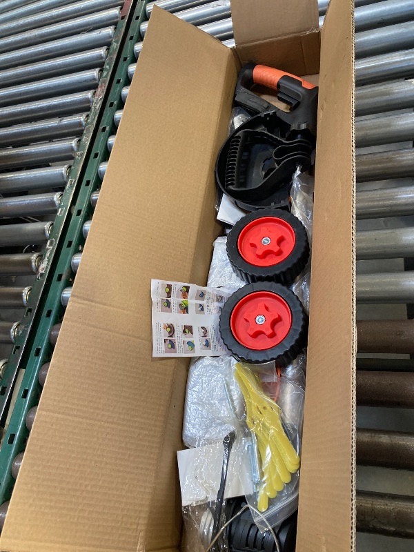 Photo 1 of Lithium Electric Lawn Mower Multifunctional Household Handheld Charging for Trimming Lawn and Garden