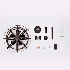 Photo 1 of 20.6 in. Indoor Black Best Sells Modern Enclosed Ceiling Fan Light Kit for Living Room Bedroom with Remote Control