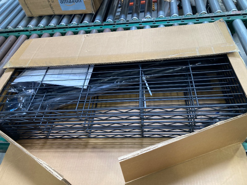 Photo 1 of 5 Tier Metal Shelving Unit Heavy Duty, 250 Lbs per Shelf, Adjustable Height for Home Garage Workshop, Black Finish