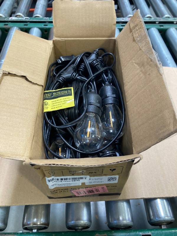 Photo 1 of addlon LED Outdoor String Lights 36FT with Dimmable Edison Vintage Shatterproof Bulbs and Commercial Grade Weatherproof Strand - ETL Listed Heavy-Duty Decorative Lights for Patio Garden