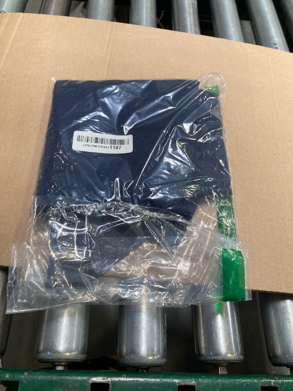 Photo 1 of Aiyufeng Sheer Navy Blue Curtains 84 inch Length 2 Panels Set, Airy Soft-Touching Rod Pocket Voile Drapes for Living Room/Bedroom, Each 40W x 84L