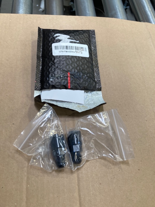 Photo 1 of EVIL ENERGY 6AN Male to 5/16" Quick-Disconnect Female EFI Fuel Rail Fitting Aluminum 2PCS