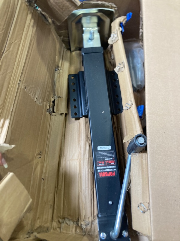 Photo 1 of 8000lbs Heavy Duty Trailer Jack, 30" Lift Swivel Bolt-on Trailer Jack with Adjustable Drop Leg for RVs, Utility Trailers, and Yachts
