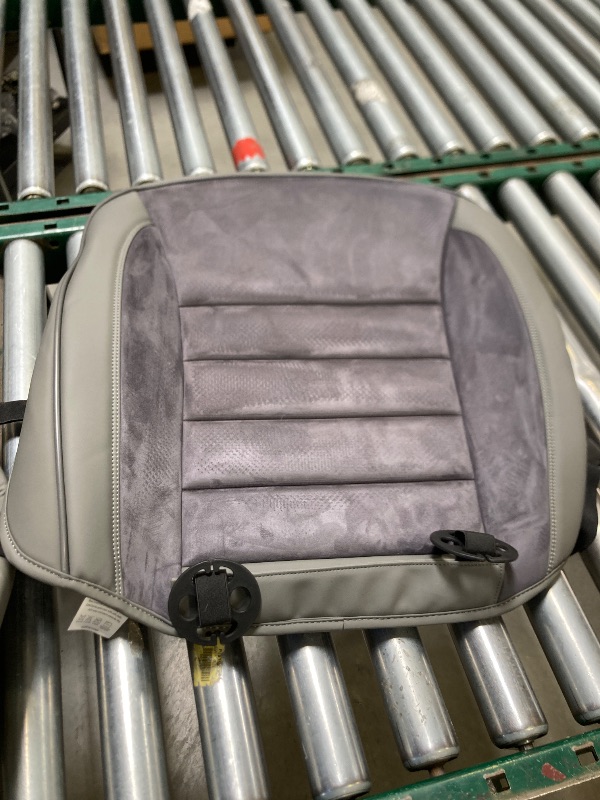 Photo 1 of KAYI Car Seat Cover, Memory Foam Car Seat Cushion, Non-Slip Bottom Breathable Car Seat Cover, Relieve Tailbone Pain, Car Seat Protector, Suitable for 95% of Vehicles (Grey)
