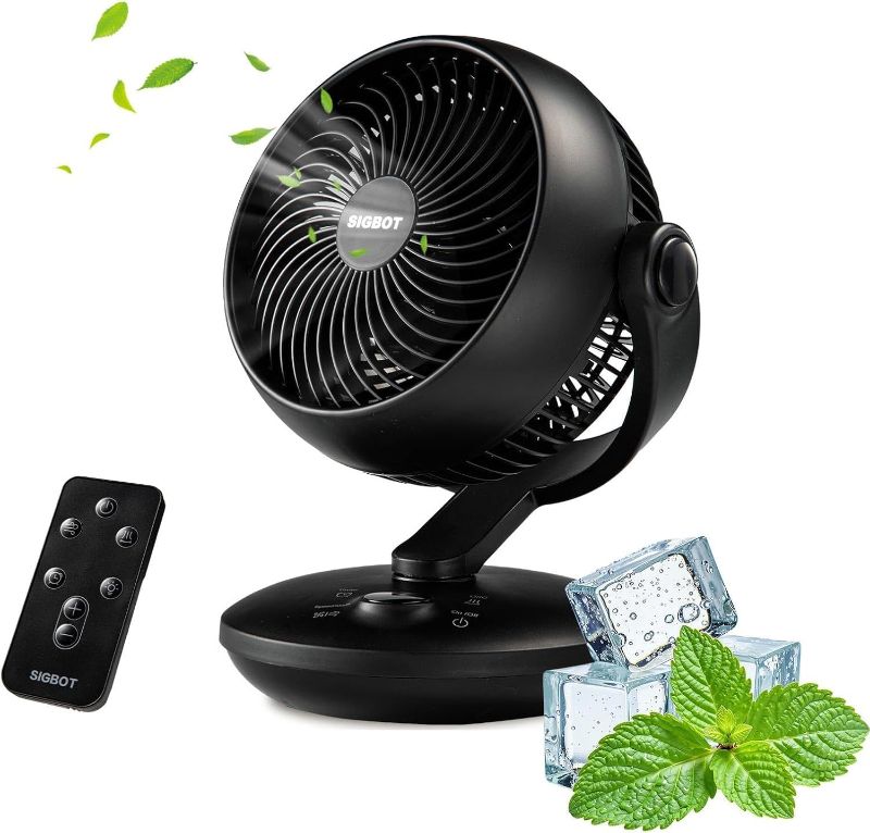 Photo 1 of Small Desk Fan 12" Air Circulator Fan Table Fan
