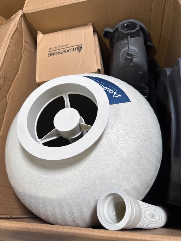 Photo 1 of AQUASTRONG 16in Sand Filter Pump for Above Ground Pool with Timer, 3/4 HP Pool Pumps Above Ground 3800 GPH for Pools up to 16000 GAL, Pool Filter with 6-Way Valve, Improved Circulation and Filtration
