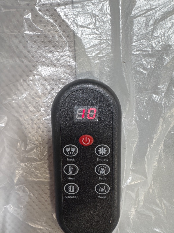Photo 1 of Back Massager, Shiatsu Massage for Neck and Back, Constant Temperature Warming, 3 Level Intensity Adjustment, Height Adjustable Massage Head, Foldable

