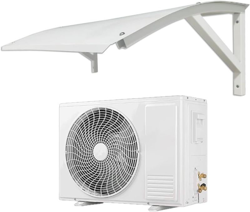 Photo 1 of Air Conditioner Compressor Awning, Air Conditioner Cover, Patio Awning, Mini Split Cover for Outside Units, UV and Snow Resistant and Rainproof Air Conditioner Condenser Cover for Outside Units
