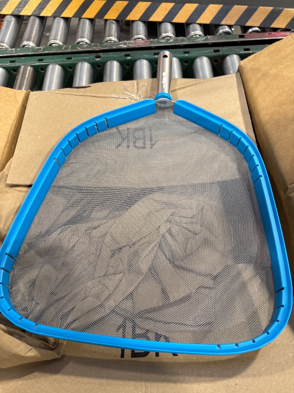 Photo 1 of U.S. Pool Supply Professional Heavy Duty Large 15" Swimming Pool Leaf Skimmer Net - Strong Aluminum Frame for Faster Cleaning & Easier Debris Pickup and Removal