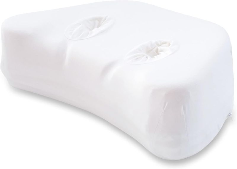 Photo 1 of – Side Sleeping Pillow | Height Adjustable | Ear Pain Relief | CPAP Pillow | Wrinkle Prevention | TMJ | Advanced Memory Foam with Soft Cover (Soft)
