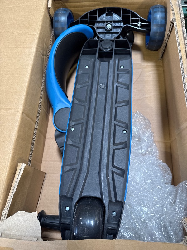 Photo 1 of GLAMUP Kids Scooter, 2-in-1 Folding Kick Scooters, Adjustable Height, Safety Lock, 3 Wheel Kick Scooter for Boys and Girls Ages 3-14

