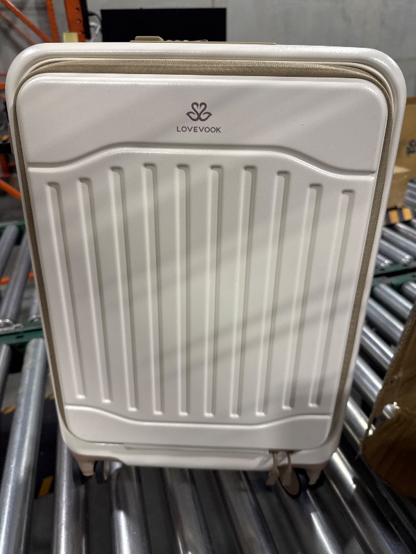 Photo 1 of LOVEVOOK Carry on Luggage, PC Hard Shell Suitcases with wheels,