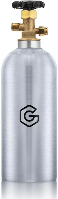 Photo 1 of 5lb Aluminum New CO2 Tank, DOT Approved Gas Cylinder with CGA 320 Valve for Kegerators and Draft Beer Dispensing