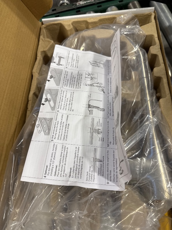Photo 1 of KOHLER R22867-SD-VS Maxton Pull-Down Kitchen Faucet with Soap Dispenser/Lotion Dispenser, Kitchen Sink Faucet with Pull Down Sprayer, Vibrant Stainless