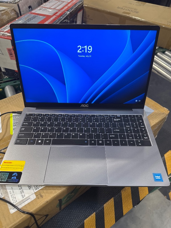 Photo 1 of AOC Laptop, Laptop Computer with Intel Processor Twin Lake N150(Up to 3.6GHz) 16GB DDR4 512GB SSD 15.6 Inch FHD Premium Laptop Windows 11 Pro, Metal Shell, Type-C
