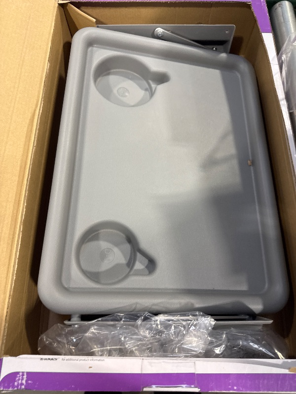 Photo 1 of Tray Walker,Fold Away,Gray Plastic
