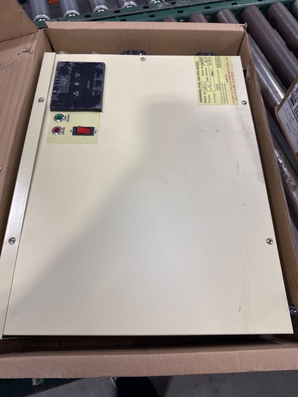 Photo 1 of Pool Heater-11KW 220V Upgrade Thermostat Electric Swimming Pool Heater,Digital Touch Display Energy Efficient Pool Water Heater for Spas, Bathtubs and Above Ground in-Ground Pools. (Upgrade 220 11KW)
