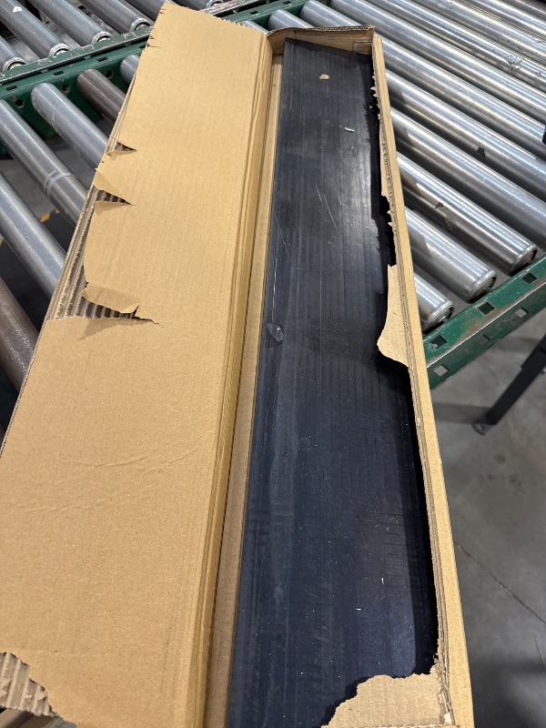 Photo 1 of BeckTour 1" Rise Threshold Ramp for Doorways, 2204 LBS Capacity Rubber Threshold Ramp, Non-Slip Driveway Curb Ramps Handicap Ramp for Wheelchair Scooter Stroller, Cuttable and Adjustable Size