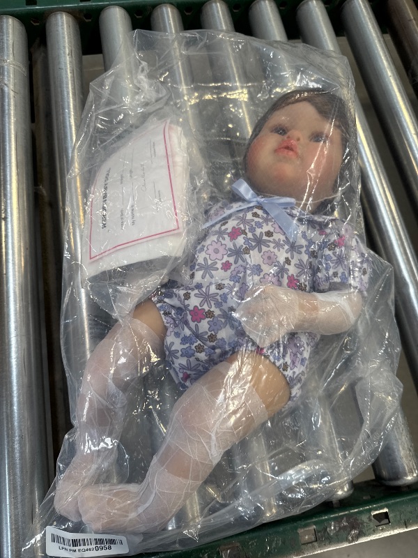 Photo 1 of SCOM Reallife Reborn Baby Dolls Girl with Accessories - 20 Inchs Ultra Realistic Silicone Vinyl Doll, Lifelike Soft Weighted Cloth Body, 3-12 Years for Girls Boys, Reallife Toddler Educational Toy