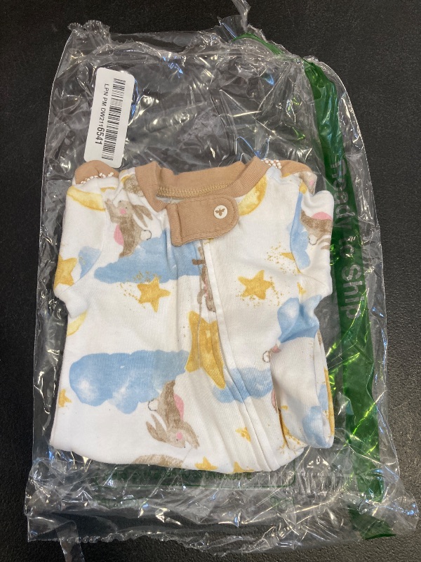 Photo 1 of Burt's Bees Baby Boys' Organic Cotton Sleep and Play Footed Pajamas, One-piece Zip Front Romper, Baby Essentials preemie