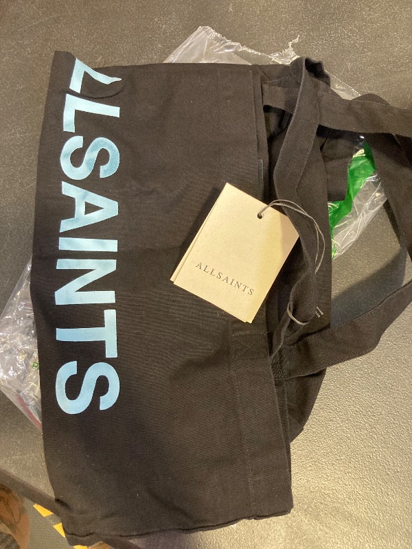 Photo 1 of AllSaints Underground Tote, Jet Black/Blue