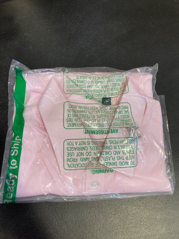 Photo 1 of Alimens & Gentle French Cuff Regular Fit Dress Shirts (Cufflink Included) Pink 17 34/35