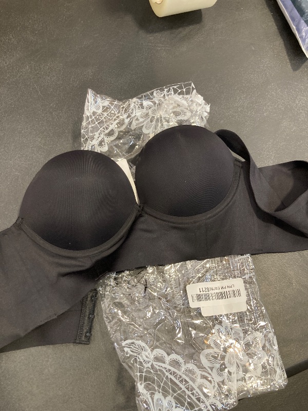 Photo 1 of Upushall Padded Bra Push Up Bombshell with Balconette Comfortable Back Fat Smoothing Seamless Longline T Shirt Everyday Bras Black 34a