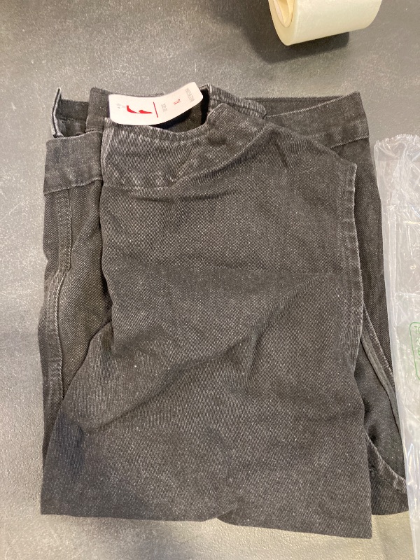 Photo 1 of FindThy Women’s Vintage Denim Jean Vest Oversized Button Down Jean Waistcoat Gilet(1481-02BlackNew-XL-LB)