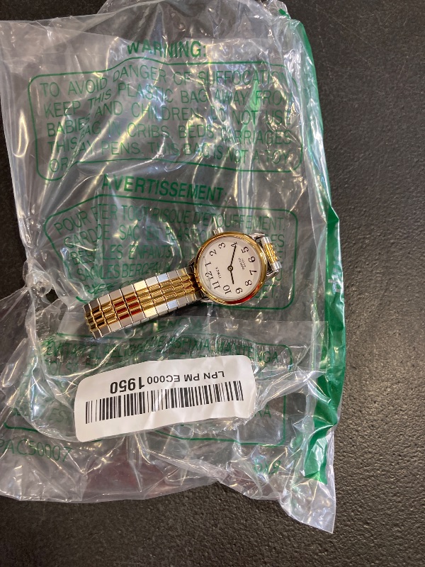 Photo 1 of Timex Women's Easy Reader 25mm Perfect Fit Watch – Two-Tone Case White Dial with Two-Tone Expansion Band