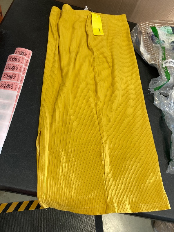 Photo 1 of meidum yellow pencil skirt `