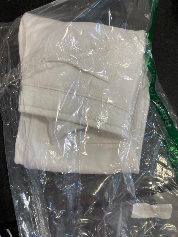 Photo 1 of Amazon Essentials Girls' Sweatpants, White, Medium size 8