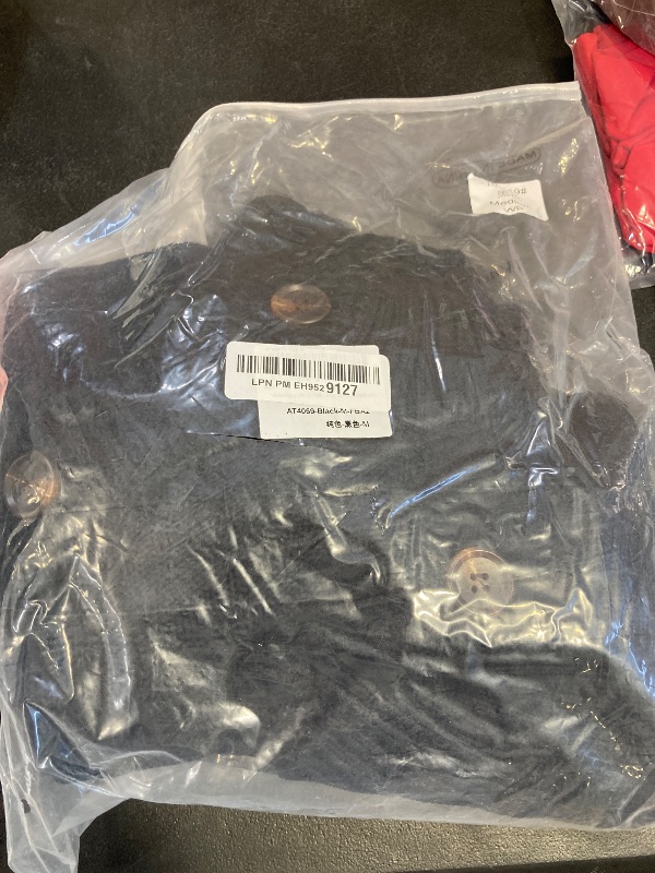 Photo 1 of Aimeilgot Mens Fashion Casual Slim Fit Button Down Cable Knitted Stand Collar Cardigan Sweater(Black,Medium)