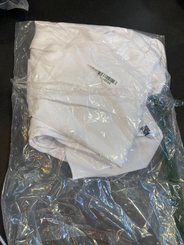 Photo 1 of J.VER Men's Dress Shirts Solid Long Sleeve Stretch Wrinkle-Free Formal Shirt Business Casual Button Down Shirts White XXL Tall