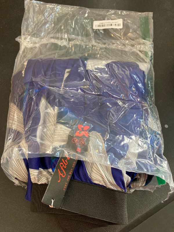 Photo 1 of Afibi Women Chiffon Mopping Floor Length Big Hem Solid Beach High Waist Maxi Skirt (XXX-Large, Royal Blue)