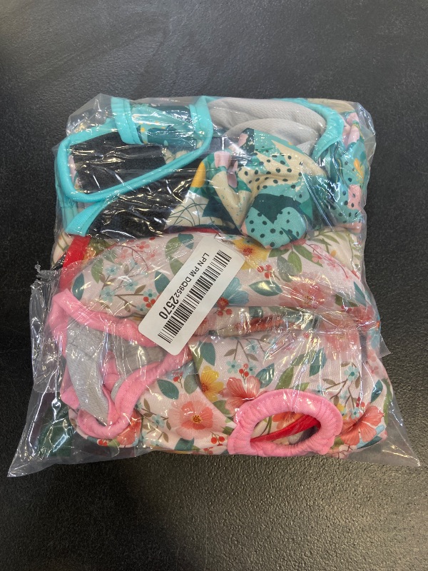 Photo 1 of Leekalos Reusable Washable Dog Diapers Female (3 Pack) - Highly Absorbent Doggie Diapers - Size Adjustable Puppy Diapers for Dog Period Panties (Large, Flora)
LARGE 