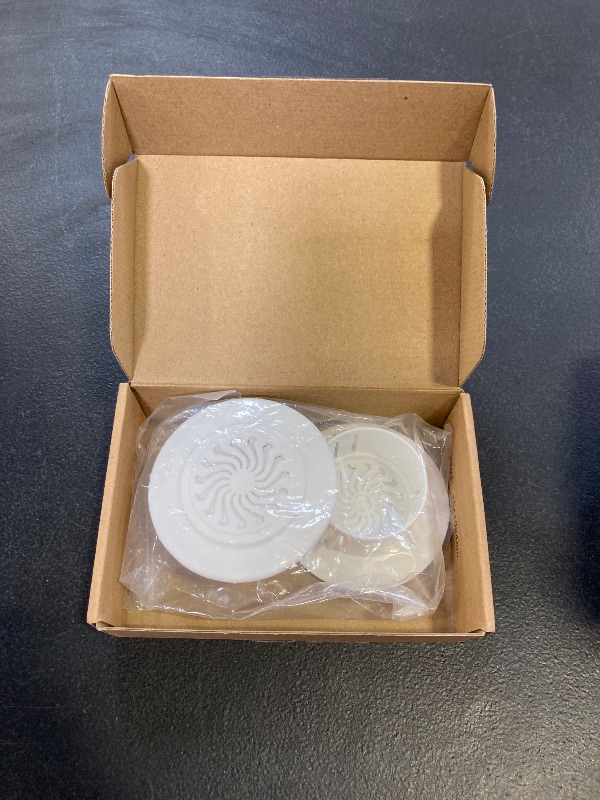 Photo 1 of uxcell Round Vent Cover, ABS Plastic Adjustable Air Vent Cover White for 2" - 2.3" Diameter Hole 2pcs