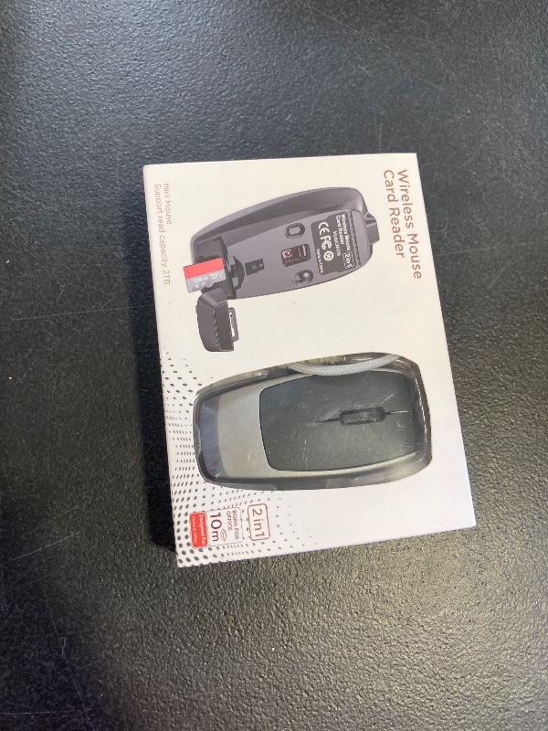 Photo 1 of Wireless Mouse Mini Small Finger Bluetooth Mouse with TF Card Reader,Silent Pocket Portable Handheld Tiny Compact USB Travel Optical Mice for PC Laptop Computer Macbook Tablet Kids Women Men Gift