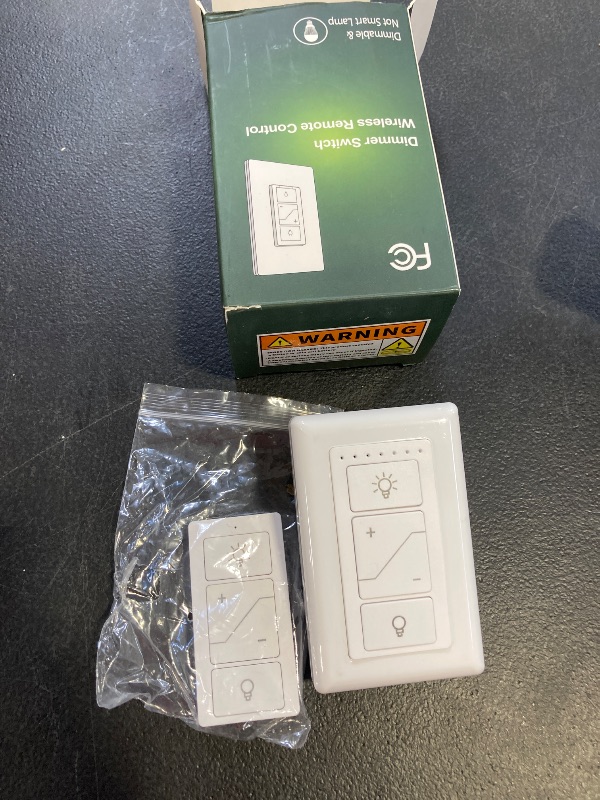 Photo 1 of Smart Plug-in Dimmer, Wireless Dimmer Plug with Remote, 2.4GHz Dual Outlets Switch for Lamp Compatible with Alexa, for Dimmable LED, CFL, Incandescent and Halogen Lamps