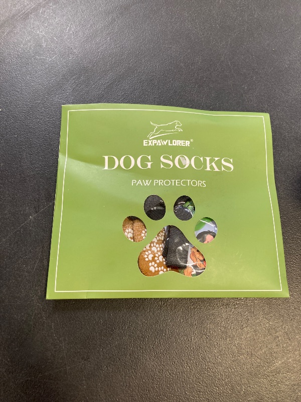Photo 1 of EXPAWLORER 6PCS Anti-Slip Dog Socks to Prevent Licking Paws,Dog Shoes for Hot Pavement,Best Paw Protector Traction Control on Hardwood Floor,Dog Booties for Puppy Small Medium Large Senior Dogs