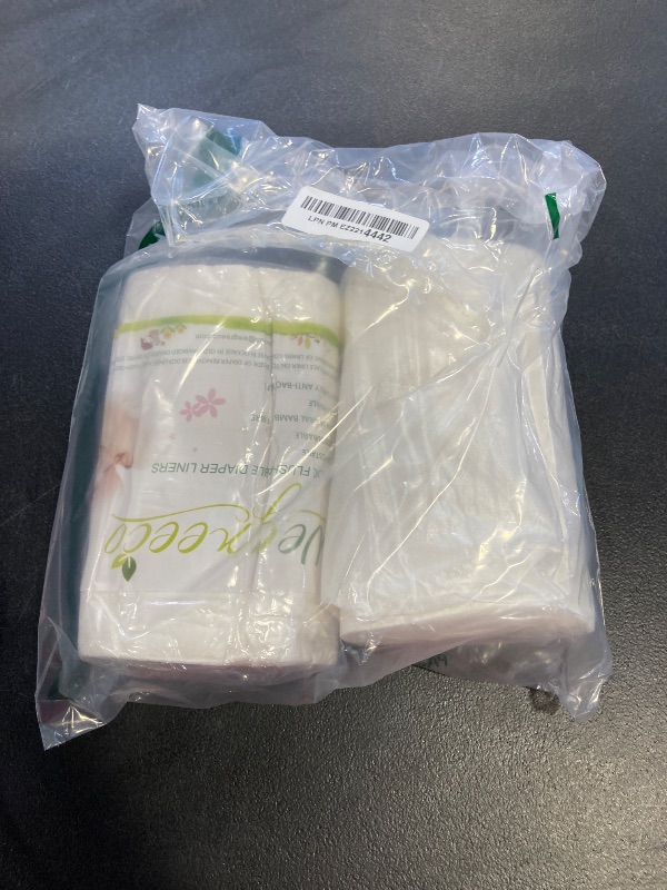 Photo 1 of wegreeco Unscented Diaper Liners - Fragance Free and Chlorine Free Cloth Diaper Liners - 100 Sheets Per Roll (2 Roll)