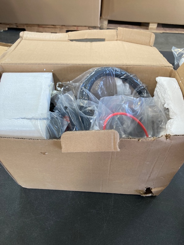 Photo 1 of CNRAQR 200PSI 3/8 NPT Heavy Duty Air Train Horn/Air Ride Suspension Compressor with 1/4 NPT Replacement Fittings 12V Black