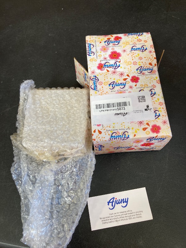 Photo 1 of Ajuny Wooden Hand Carved Decorative Keepsake Box Jewelry Armoire Treasure Chest Trinket Holder Storage Travel Organiser Perfect Unique Gifts Ideas for Men and Women