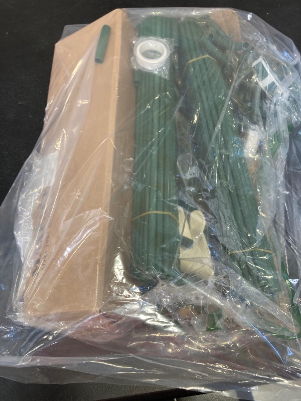 Photo 1 of MAXPACE 249pcs Garden Stakes Kit: Includes 80 Sets of Fiberglass Plant Sticks Supports & Accessories for DIY 4ft, 5ft, 6ft, 7ft Stakes for Tomato, Vegetables, Indoor & Outdoor Gardening Supplies