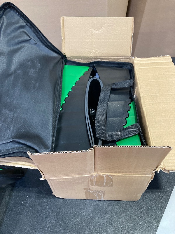 Photo 1 of RVMATE Camper Levelers 8-Piece Kit RV Leveling Blocks Camper Wheel Chocks Including Two Curved Levelers, Two Chocks, and Two Rubber Grip Mats in Storage Carrying Bag