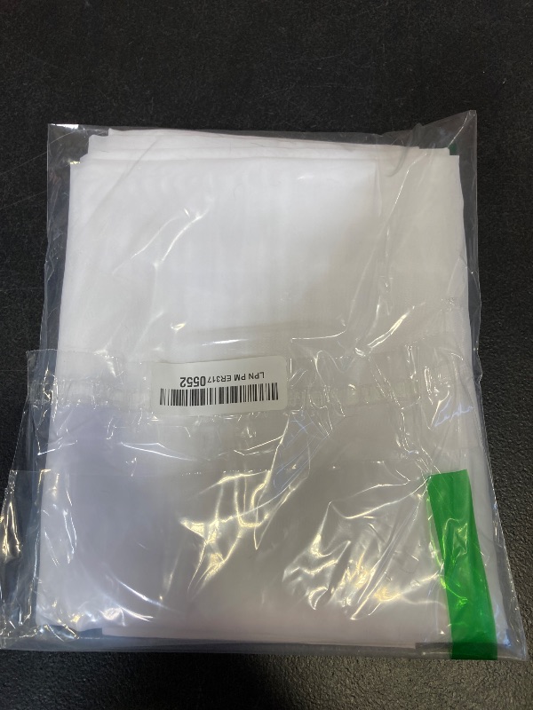 Photo 1 of No. 918 Emily Sheer Voile Rod Pocket Door Sidelight Curtain Panel, 28" x 72", White