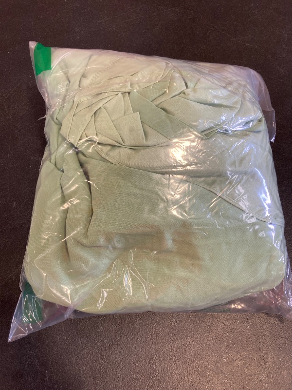 Photo 1 of MRECA One Shoulder Bridesmaid Dress Sage Green Evening Gown with Slit Pockets Cut Out Formal Prom Dresses Size 14