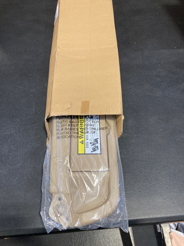 Photo 1 of Left Driver Side Sun Visor Replacement Compatible with Honda Civic 2006 2007 2008 2009 2010 2011 Replaces# 83280-SNA-W01ZB Color Beige